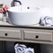 Nantucket Sinks Round White Vessel Sink With Overflow NSV213 - alternate 6